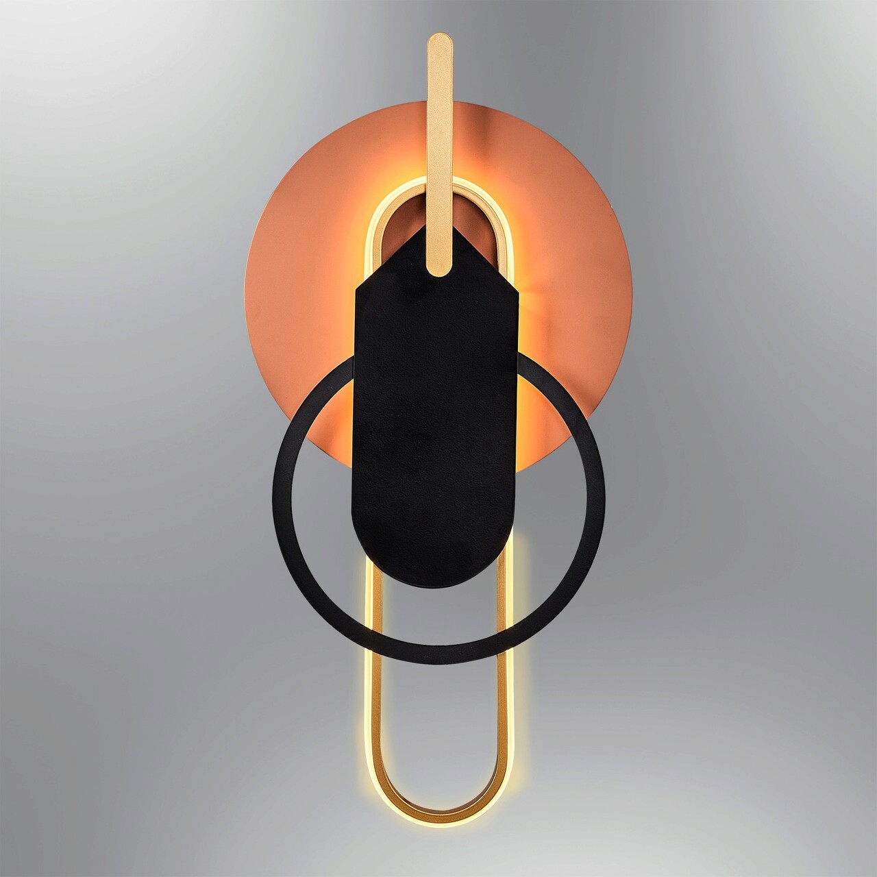 Aplica de perete, Opviq, 414LRC1123, Multicolor - imagine 6